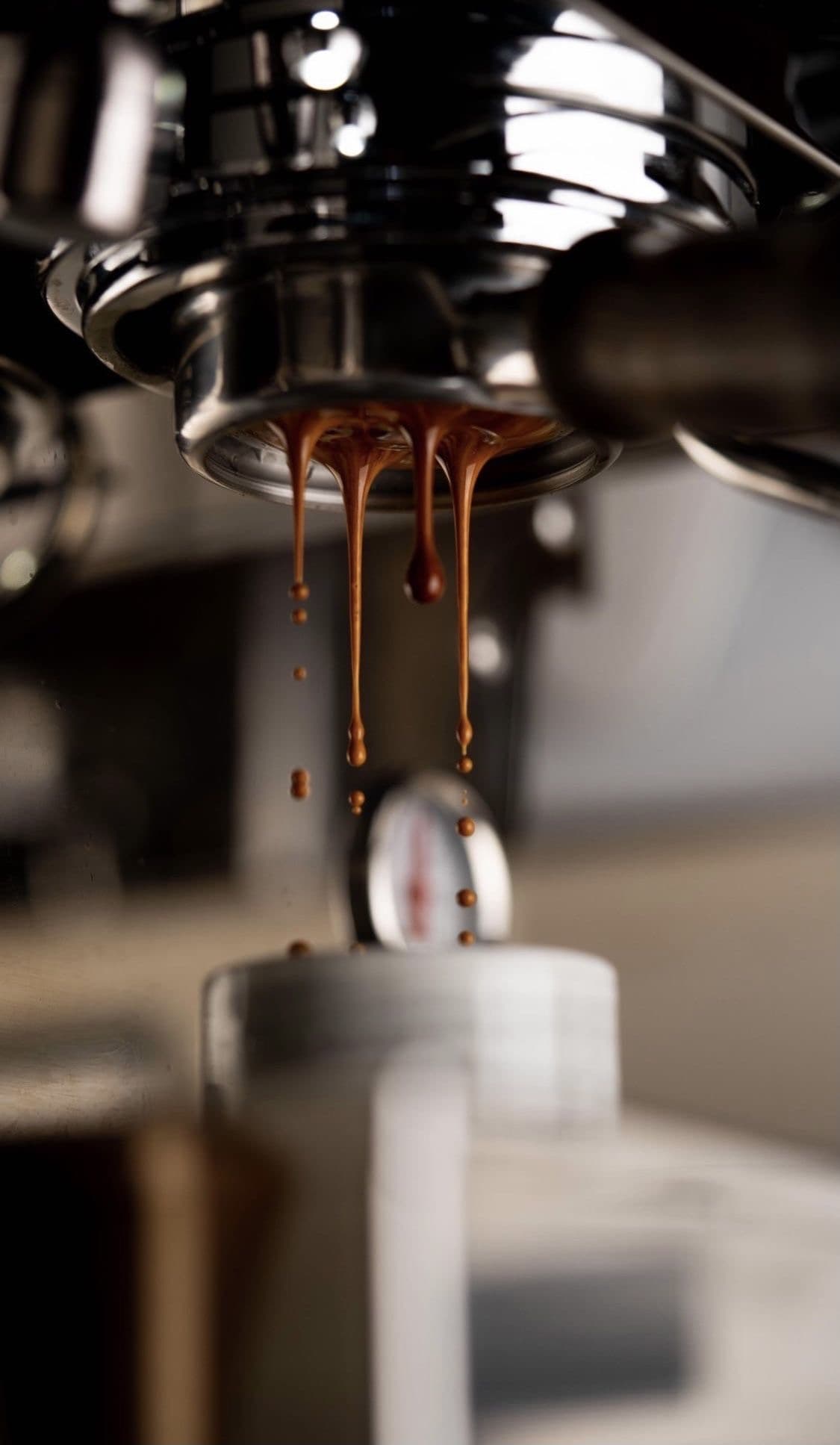Barista at work