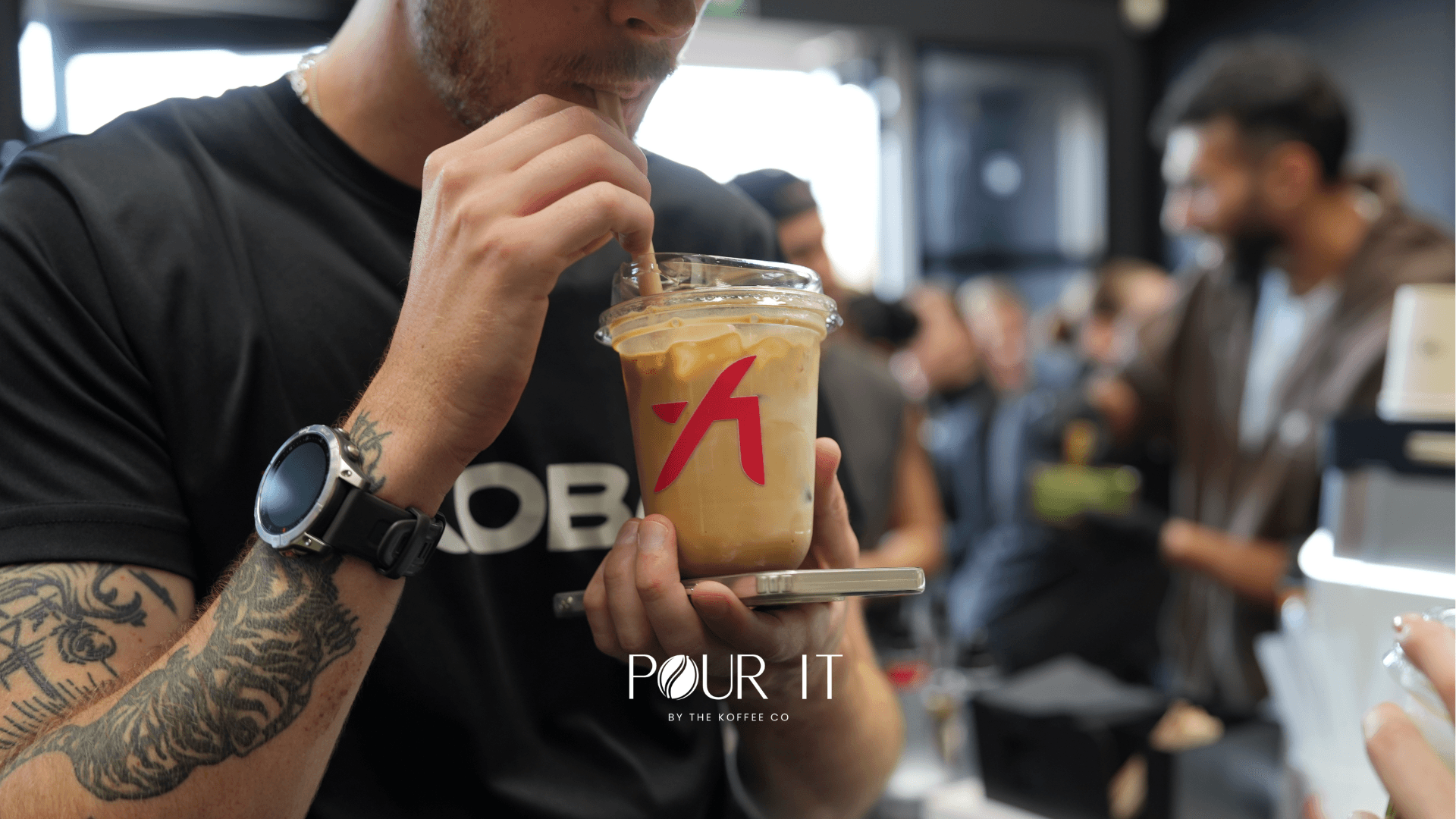Pour It coffee bar at Koba event — photo 9